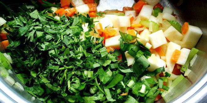 Рецепт супа-пюре из петрушки с сыром бри