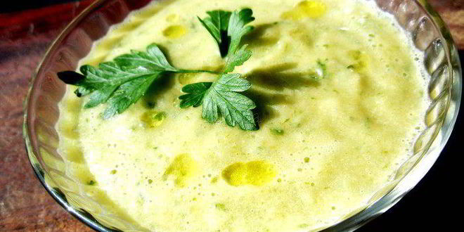 Рецепт супа-пюре из петрушки с сыром бри