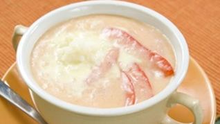 Рецепт Супа-пюре из риса, лука и помидоров