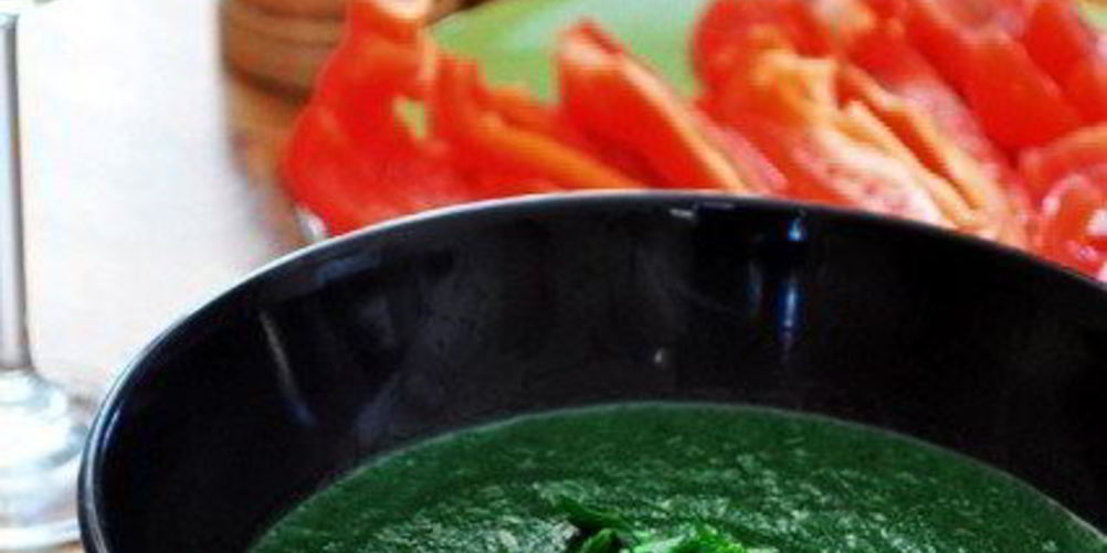 Как приготовить суп-пюре из шпината