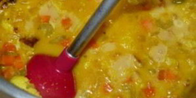 Рецепт супа-пюре из цветной капусты с куркумой