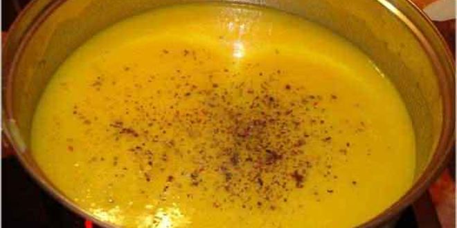 Рецепт супа-пюре из тыквы с мускатным орехом