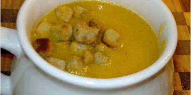 Рецепт супа-пюре из тыквы с мускатным орехом