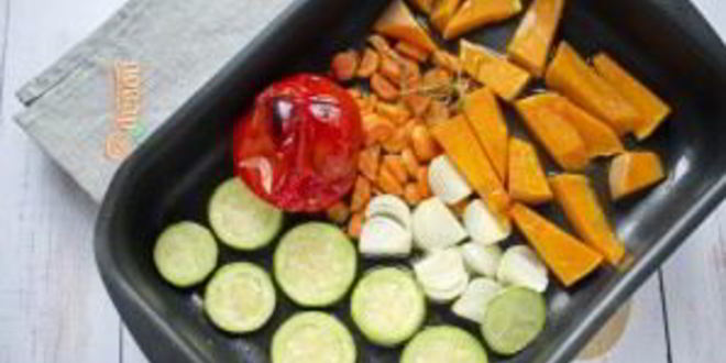 Рецепт супа-пюре из запеченных овощей