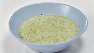 Рецепт Супа-пюре из зеленого горошка и лимона