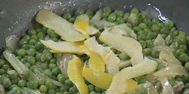 Рецепт супа-пюре из зеленого горошка и лимона