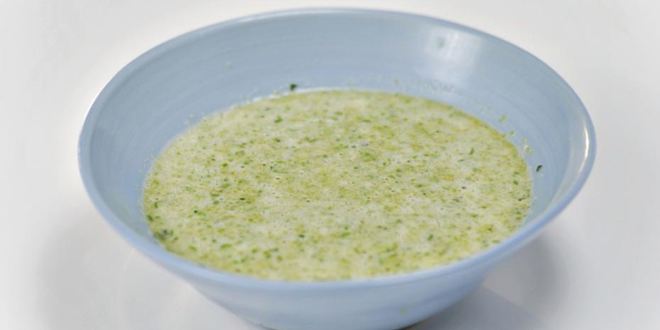 Рецепт супа-пюре из зеленого горошка и лимона