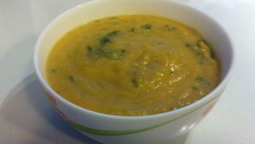 Рецепт Супа-пюре с имбирем, сельдереем и кокосовым молоком