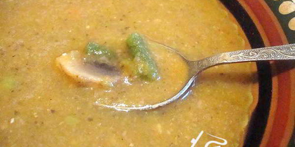 Как приготовить суп-пюре с овощами и грибами без масла