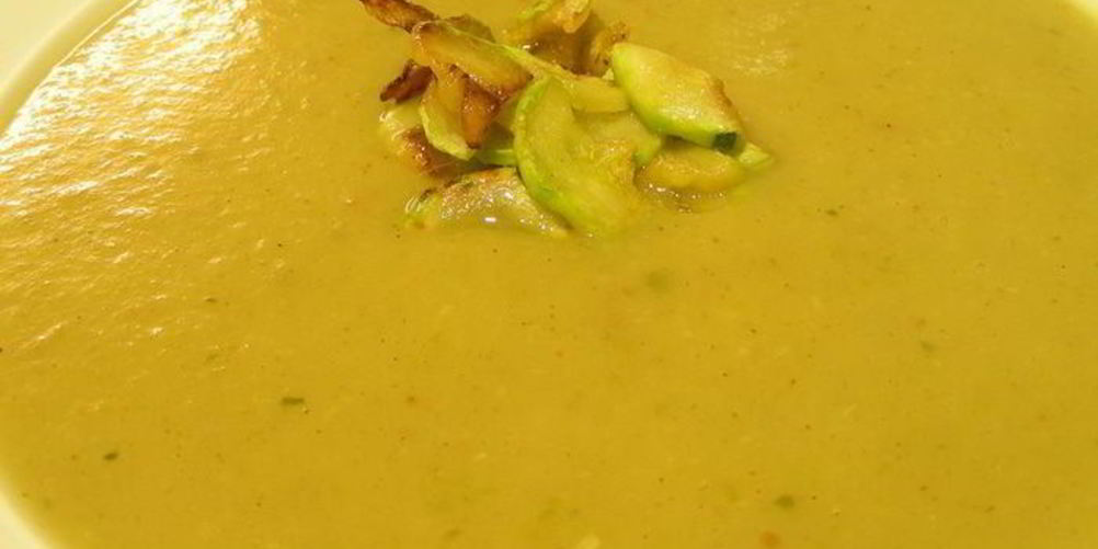 Как приготовить суп-пюре с цукини и карри