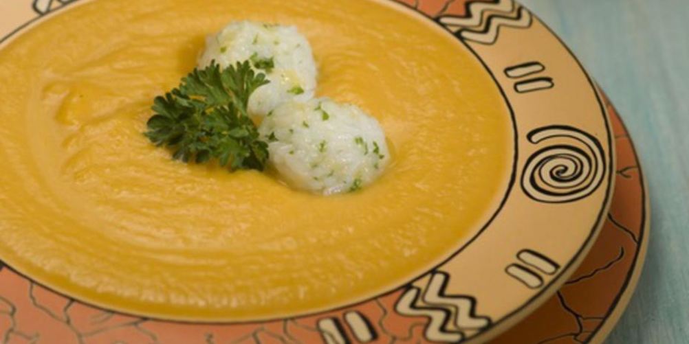 Как приготовить суп-пюре тыквенный с клецками