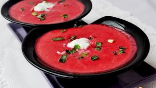 Рецепт Свекольно-апельсинового суп-пюре