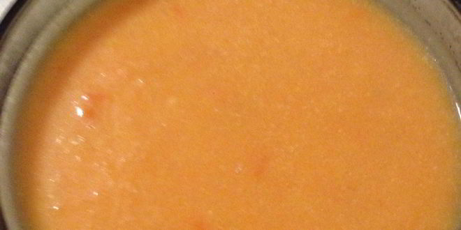 Рецепт томатного супа-пюре с сыром