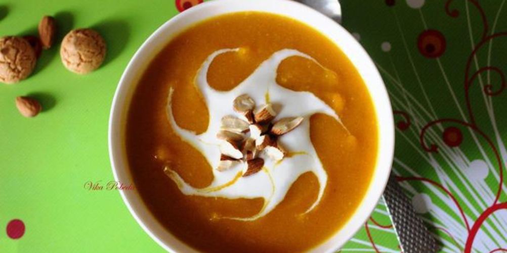 Как приготовить тыквенный суп-пюре с миндальным ароматом