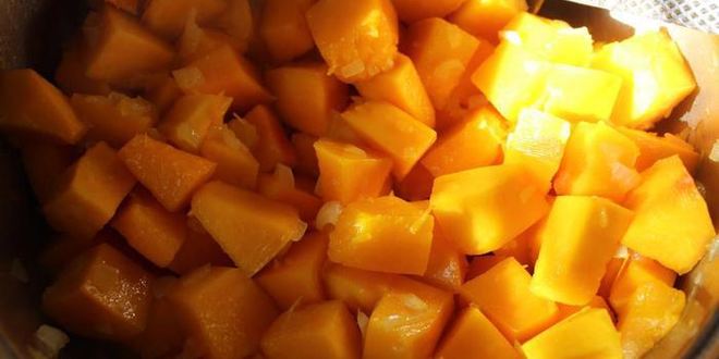 Рецепт тыквенного супа-пюре с миндальным ароматом