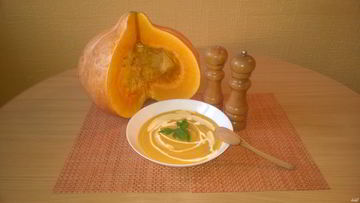 Рецепт Тыквенного супа-пюре со сливками