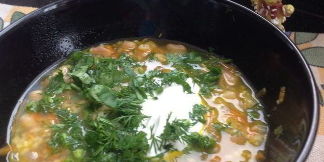 Рецепт супа с фасолью и кускусом
