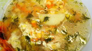 Рецепт Супа с кукурузой консервированной