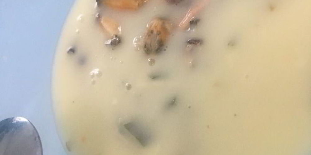 Как приготовить суп с мидиями и белорыбицей