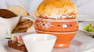 Рецепт Супа с перцем в горшочках