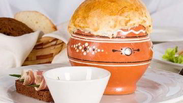 Рецепт Супа с перцем в горшочках