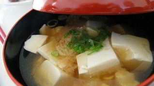 Рецепт Супа с тофу и шампиньонами