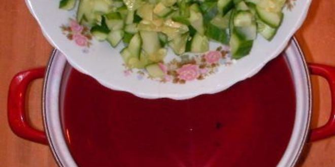 Рецепт холодного свекольника