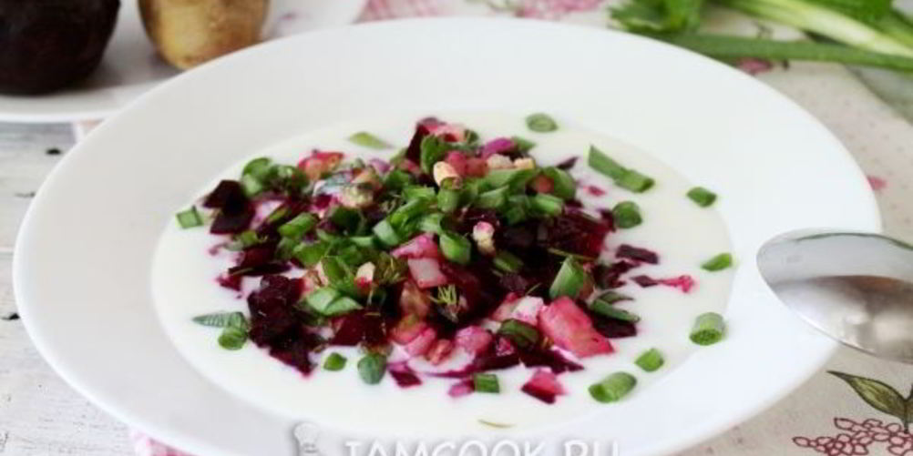 Как приготовить классический холодный свекольник на кефире