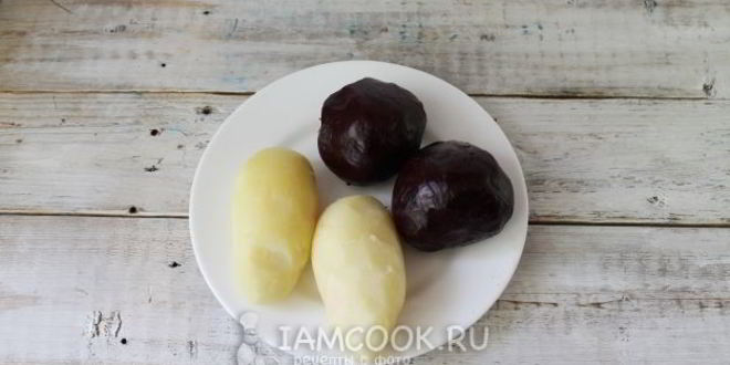 Рецепт классического холодного свекольника на кефире