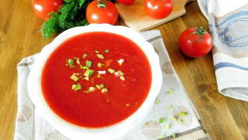 Рецепт Постного свекольника с помидорами