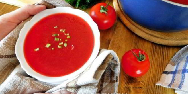 Рецепт постного свекольника с помидорами