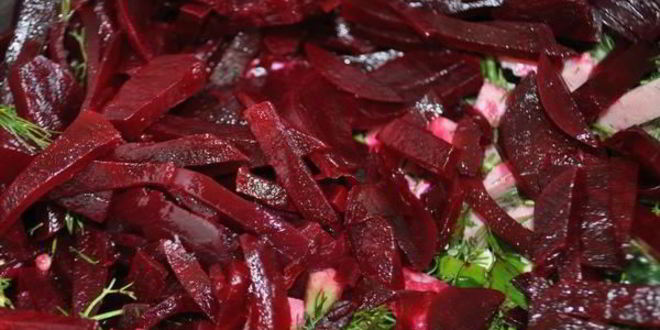 Рецепт свекольника холодного, с ветчиной