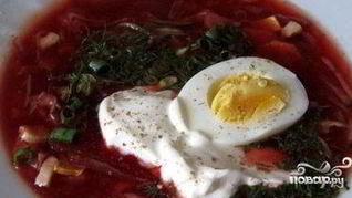 Рецепт Свекольника холодного