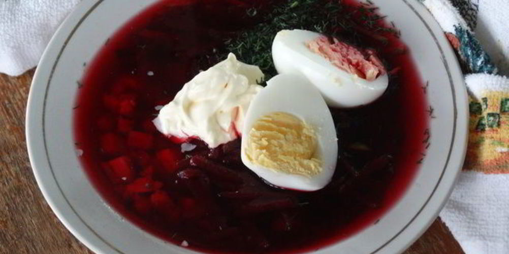 Как приготовить свекольник-холодняк с яйцом