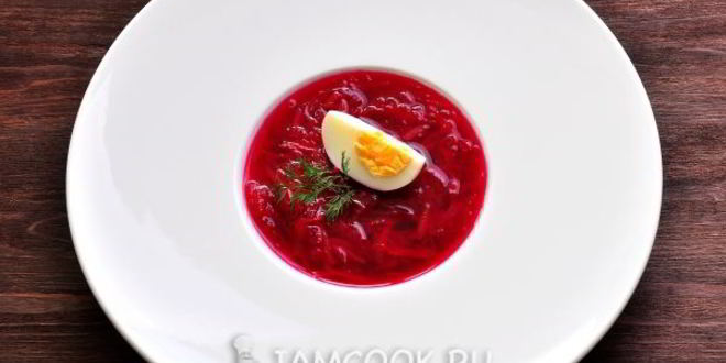 Рецепт свекольника классического с мясом