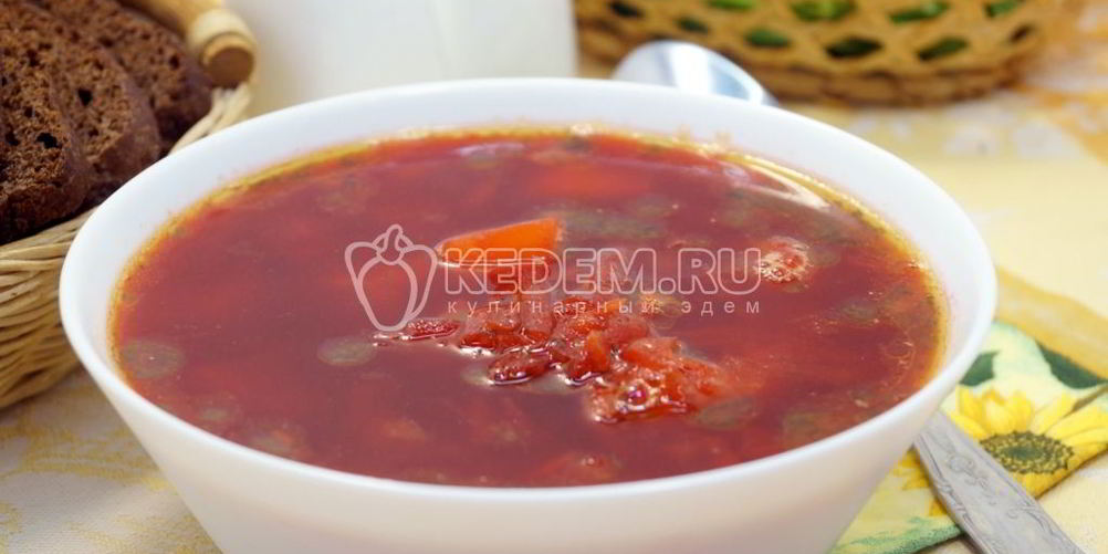 Как приготовить свекольник постный