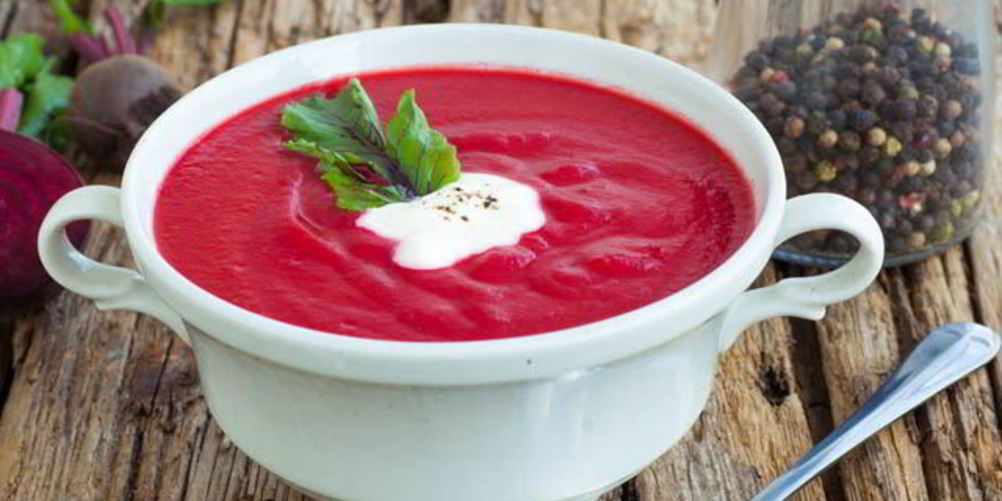 Как приготовить свекольник-пюре из запеченных овощей на кефире