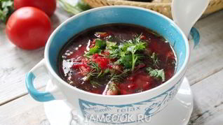 Рецепт Свекольника с капустой