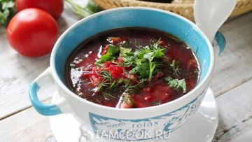 Рецепт Свекольника с капустой