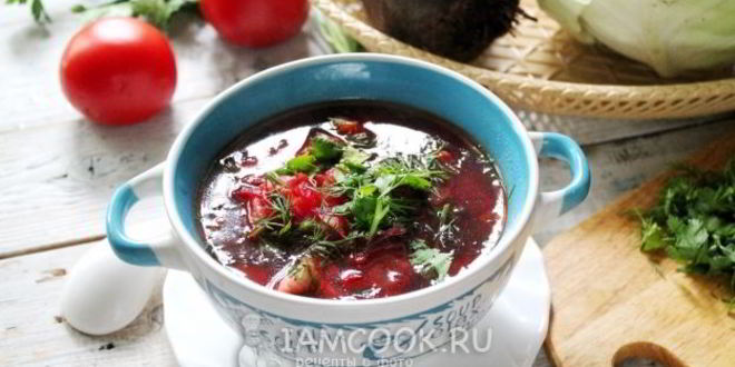 Рецепт свекольника с капустой