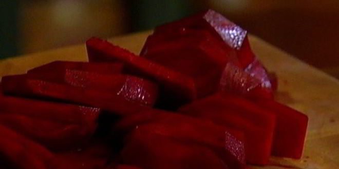 Рецепт свекольника с козьим сыром