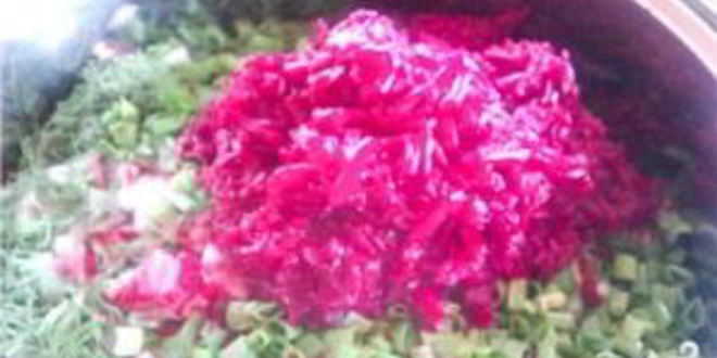 Рецепт свекольника с мясом