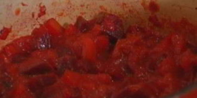 Рецепт свекольного супа с фрикадельками