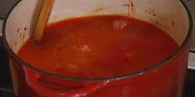 Рецепт свекольного супа с фрикадельками