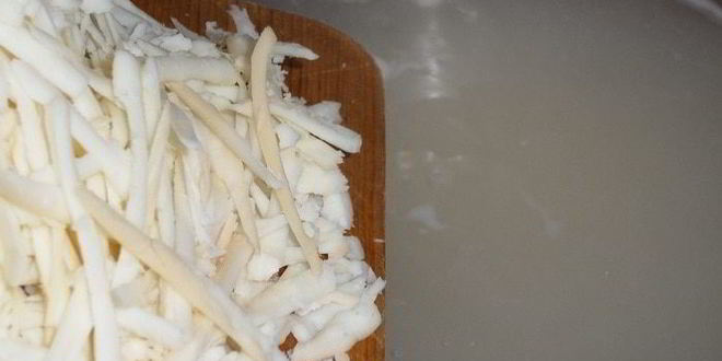 Рецепт рисова-сырного суп-пюре