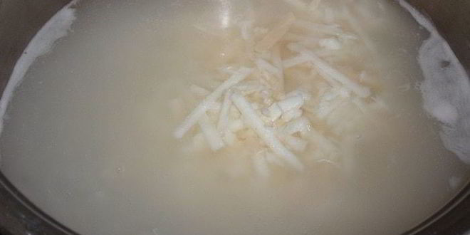 Рецепт рисова-сырного суп-пюре