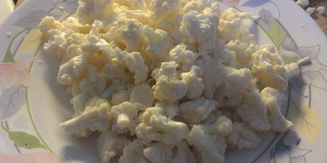 Рецепт сырно-сливочного суп с цветной капустой