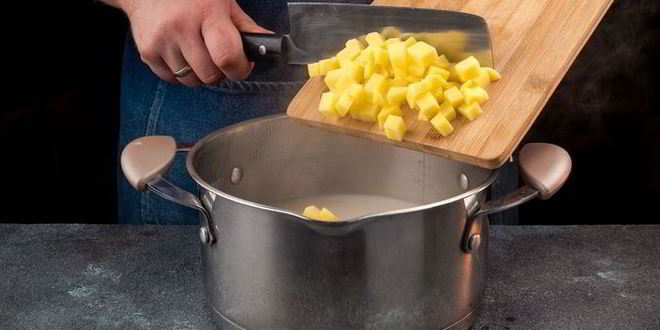 Рецепт сырного крема-супа с крабовым мясом