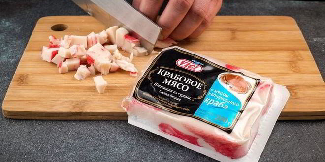 Рецепт сырного крема-супа с крабовым мясом