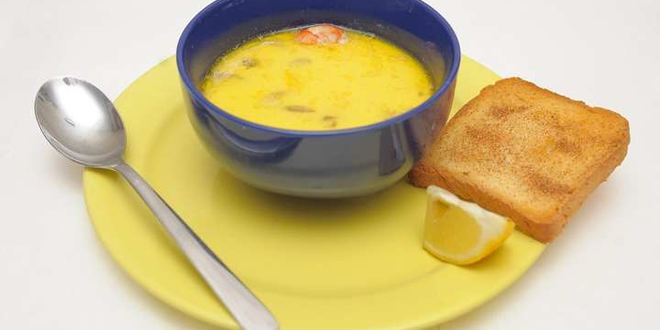 Рецепт сырного крема суп с креветками